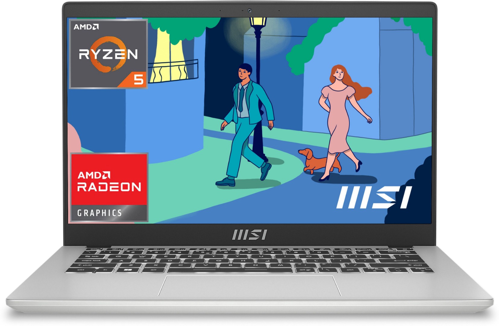 MSI Modern 14 AMD Ryzen 5 Hexa Core 7530U - (16 GB/5 MSI Modern 14 AMD Ryzen 5 Hexa Core 7530U - (16 GB/5