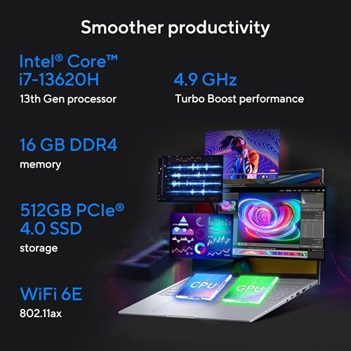ASUS Vivobook 16X,Smartchoice,Intel Core i7-13620H,Creator/Gaming Laptop