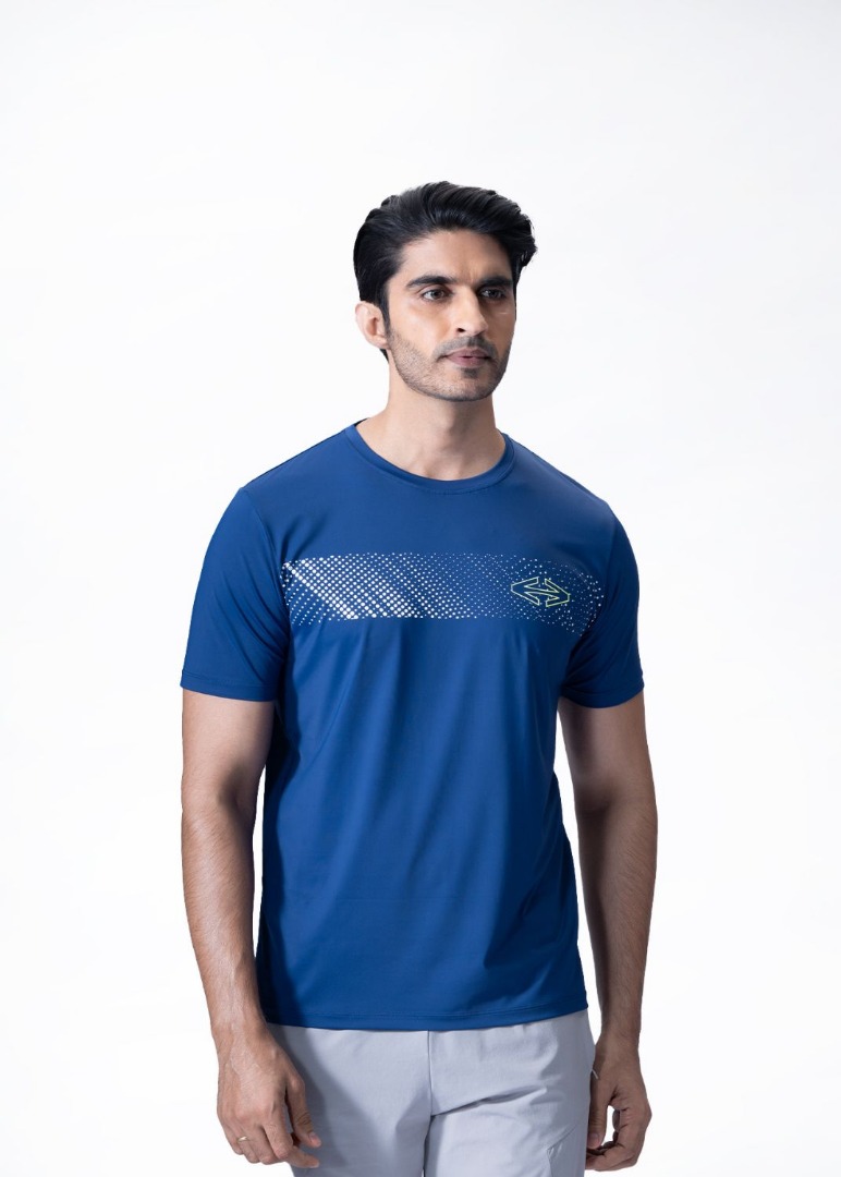 STRCH Prime Fit Tee For Men - Navy STRCH Prime Fit Tee For Men - Navy