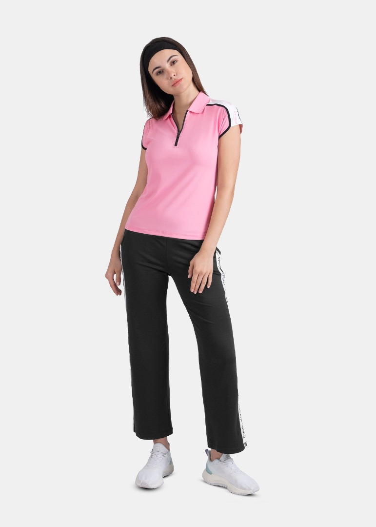STRCH Women Polo T-Shirt - Pink