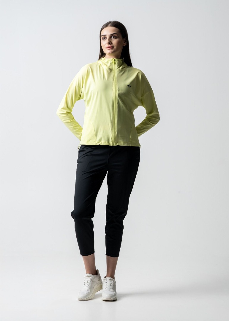 STRCH Zip Flex Jacket - Bright Neon Yellow