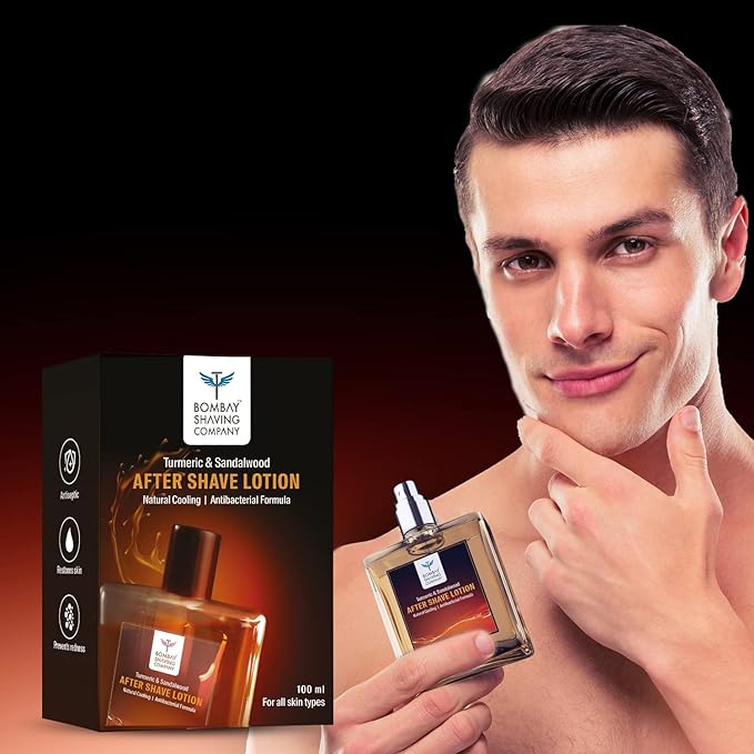 Bombay Shaving Company After Shave Lotion with Turmeric and Sandalwood