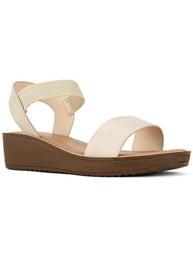 Bata Womens Quinon Sandal, Beige