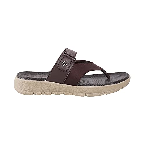 Mochi Mens Strappy Faux Leather Comfort Stylish Sandals, Black