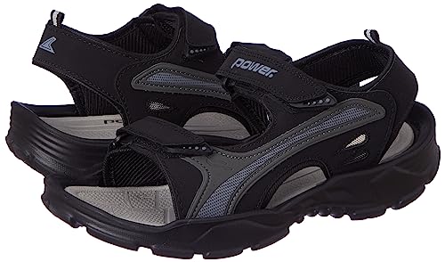 Power Mens Stricker Sandal, Black