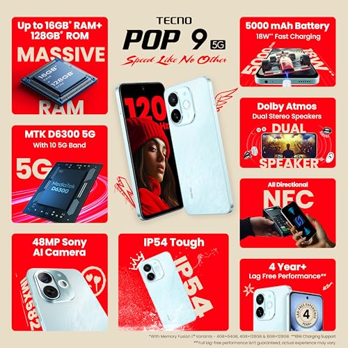 Tecno Pop 9 5G