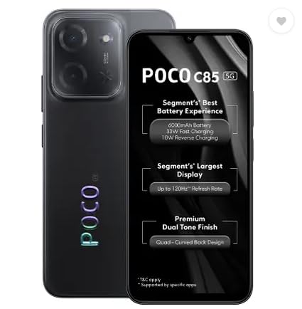 POCO C85 5G | 50MP Camera | 90Hz Display | 5160mAh B POCO C85 5G | 50MP Camera | 90Hz Display | 5160mAh B
