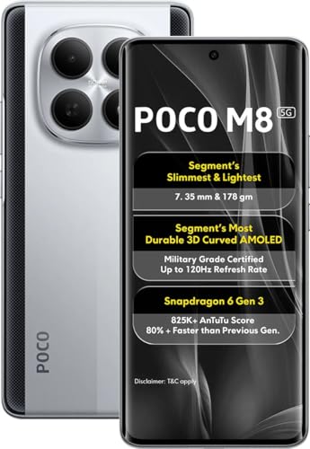 POCO M8 Pro 5G | 64MP Camera | AMOLED 120Hz Display 