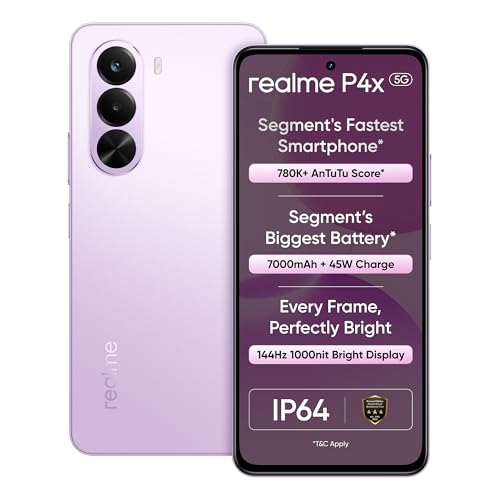 Realme P4x 5G | 50MP Camera | 120Hz Display | 6000mA