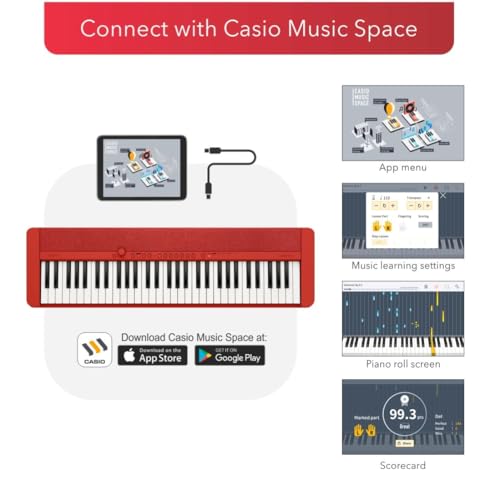 Casio Casiotone CT-S1 61-key Touch Sensitive Portable Keyboard