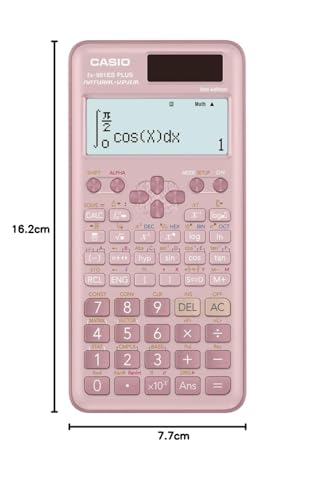 Casio FX-991ES Plus Pink 2nd Gen Non-Programmable Scientific Calculator