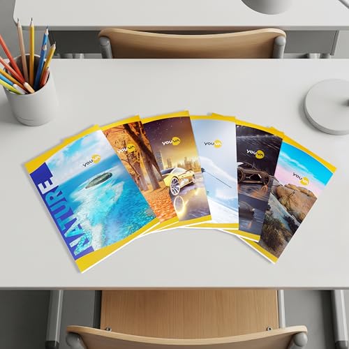 Navneet Youva | Soft Bound | Long Note Book | Single Line|172 Pages | Pack of 6