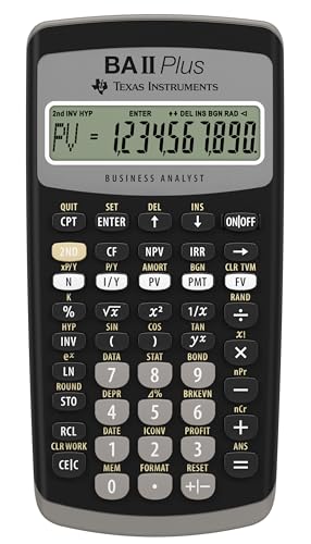 Texas Instruments BA II Plus Financial Calculator