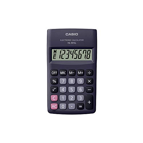 Casio HL-815L Portable Calculator, Black