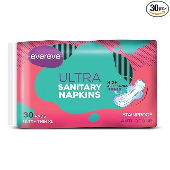 Evereve Ultra Sanitary Pad, 280mm, X-Large, Pack of 30