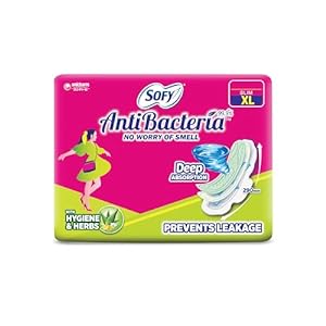 Sofy Women Anti Bacteria Extra Long Sanitary Pads, X-Large