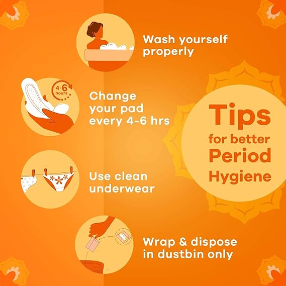 Whisper Choice Ultra Sanitary Pads, Pack of 4