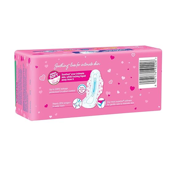Whisper Ultra Skin Love Soft Sanitary Pads, XL