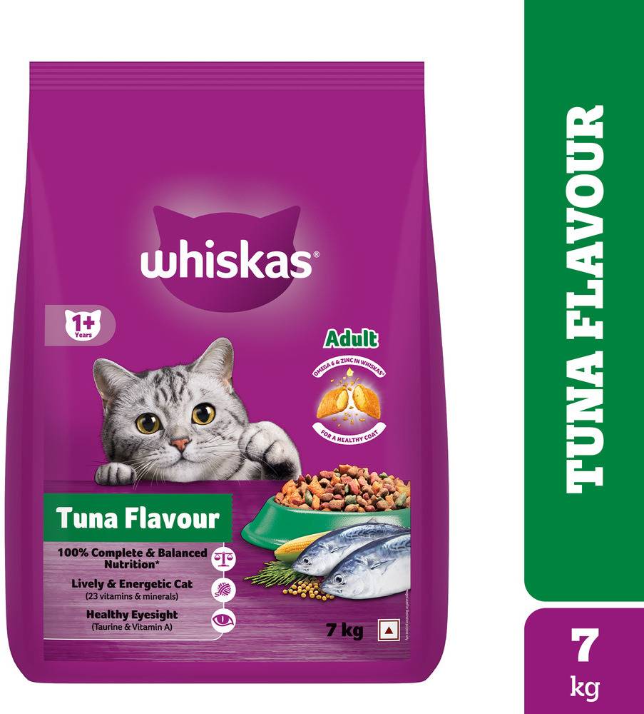 Whiskas Adult (1+ Years) Dry Cat Food, Tuna Flavour