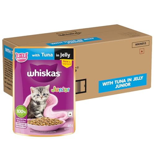 Whiskas Junior Kitten (2-12 Months) Wet Cat Food, Tu