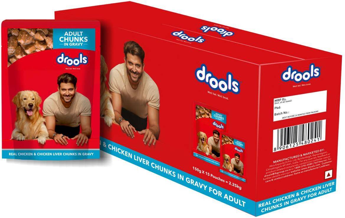 Drools Adult Wet Dog Food, Real Chicken And Chicken 
