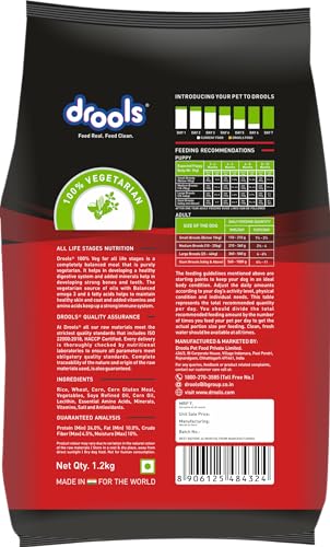 Drools All Life Stages 100% Vegetable Dry Dog Food