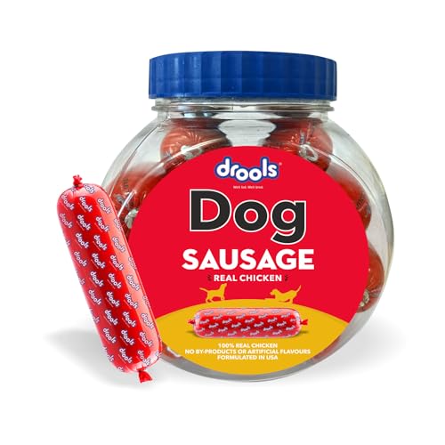 Drools All Life Stages Dog Treats Sausage Real Chick