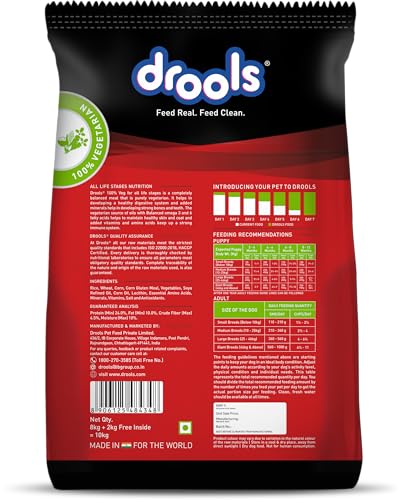 Drools Dry Dog Food All Lifestages 100% Vegetables