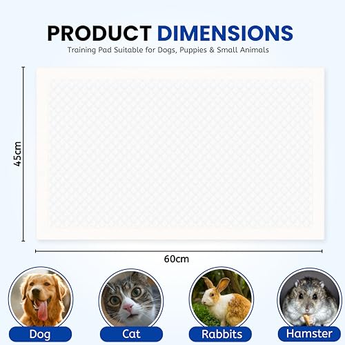 Foodie Puppies Pee & Potty Pet Training Pad (45X60Cm - 10 Pads)