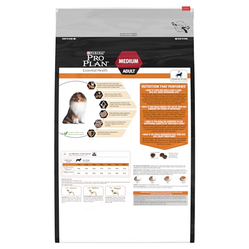 Purina Pro Plan Adult Dog Dry Chicken Food For Medium Breed - 15Kg (Dppaehm15)