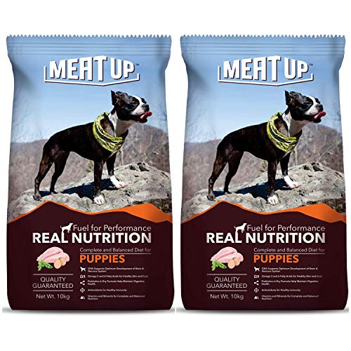Meat Up Puppy Dry Dog Food Real Chicken