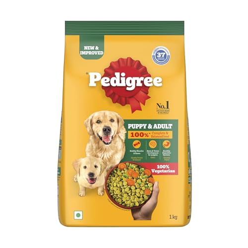 Pedigree Dry Dog Food Complete & Balanced Nutrition for Puppy & Adult Dogs