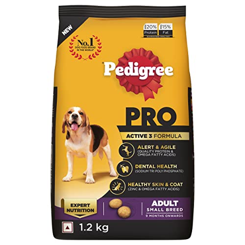 Pedigree Pro Adult Small Breed Dry Chicken Dog Food (9 Months Onwards)