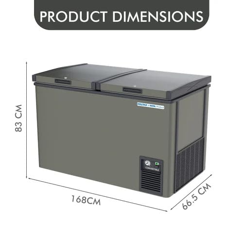 Voltas 405 L  Double Door Deep Freezer