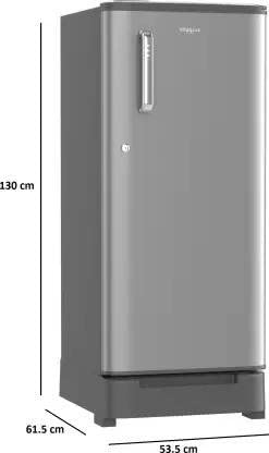 Whirlpool 184 L  2 Star Frost Free Double Door Refrigerator