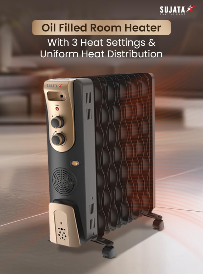 Sujata 13‑fin OFR Room Heater 2900 W