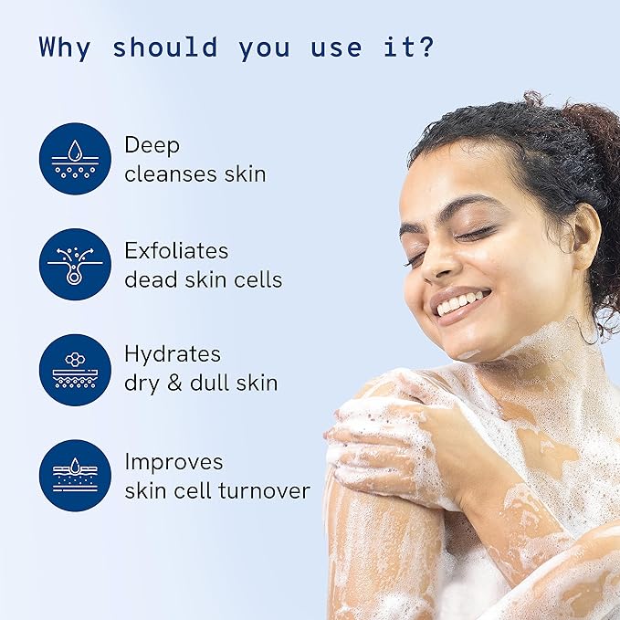 Be Bodywise 2% AHA Body Wash With 1% Lactic Acid, Glycolic Acid & 4% Glycerin