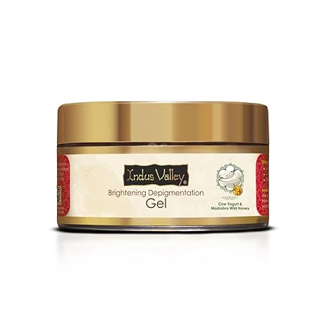 Indus Valley Organic And Natural Cow's Milk Yogurt & Honey Depigmentation Gel For Radiant & Glowing Skin