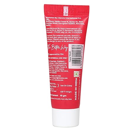 Clensta Red Aloevera Skin Glow Daily Face Wash with 0.5% Niacinamide and Vitamin C Face Wash for Glowing Skin, Removes Dirt & Impurities