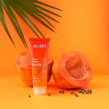 Jovees Herbal Papaya Face Wash For Women/Men Brightening and Glowing Skin