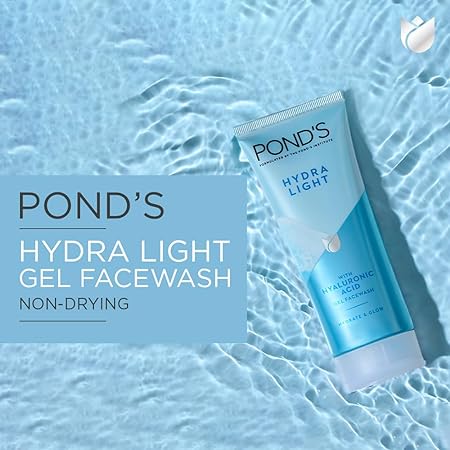 Ponds Hydra Light Hyaluronic Acid Hydrating Gel Facewash Hydrate & Glow