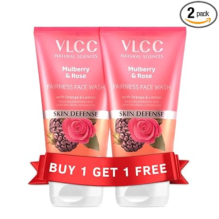 VLCC Mulberry & Rose Facewash, Pack of 2