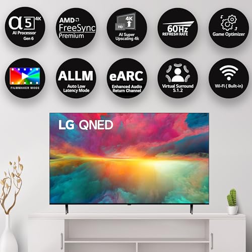 LG 108 cm (43 inches) 4K Ultra HD Smart QNED TV