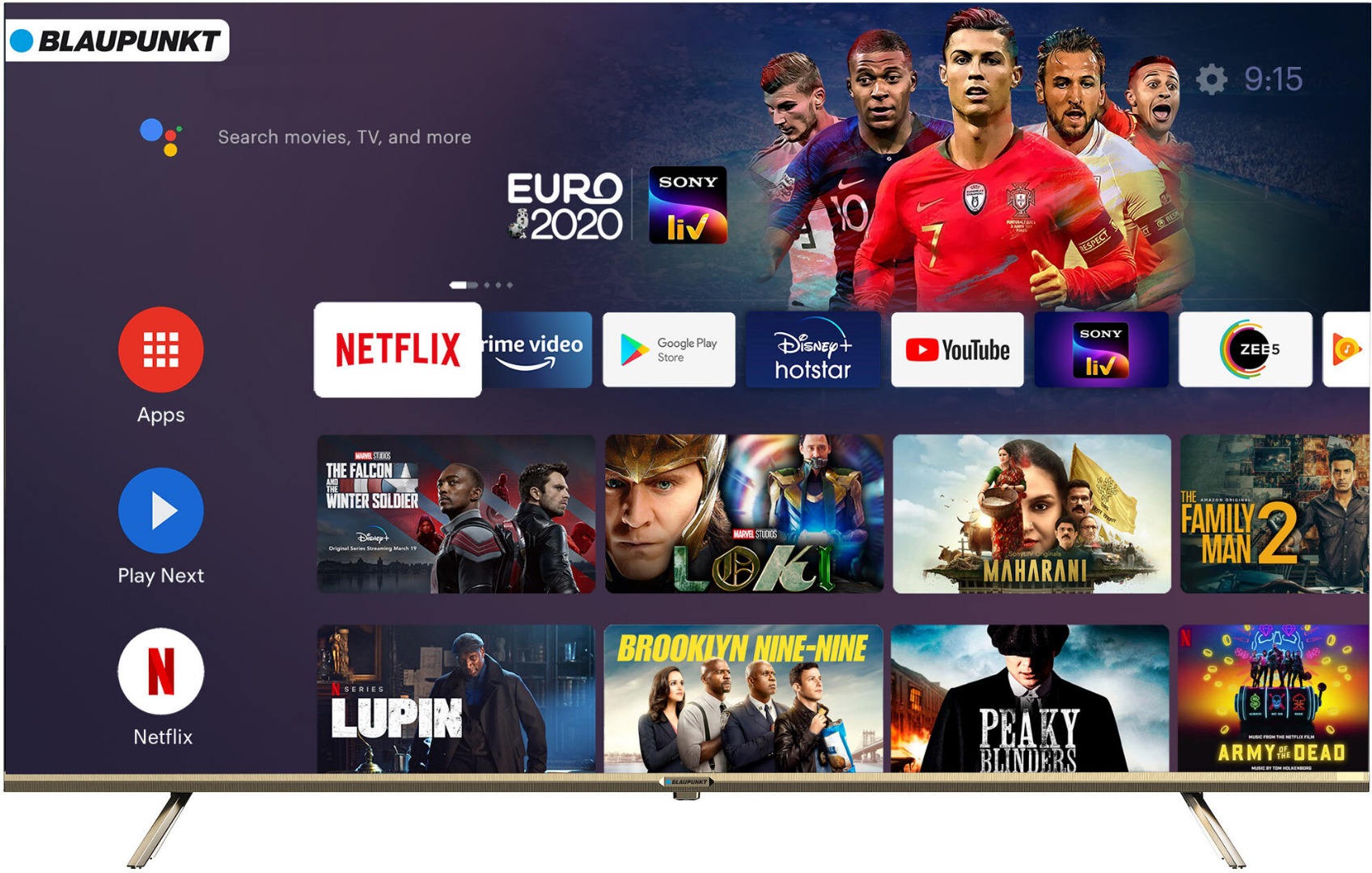 Blaupunkt Cyber Sound 65 inches Ultra HD 4K LED Smart Android TV with Dolby Atmos & Dolby Vision