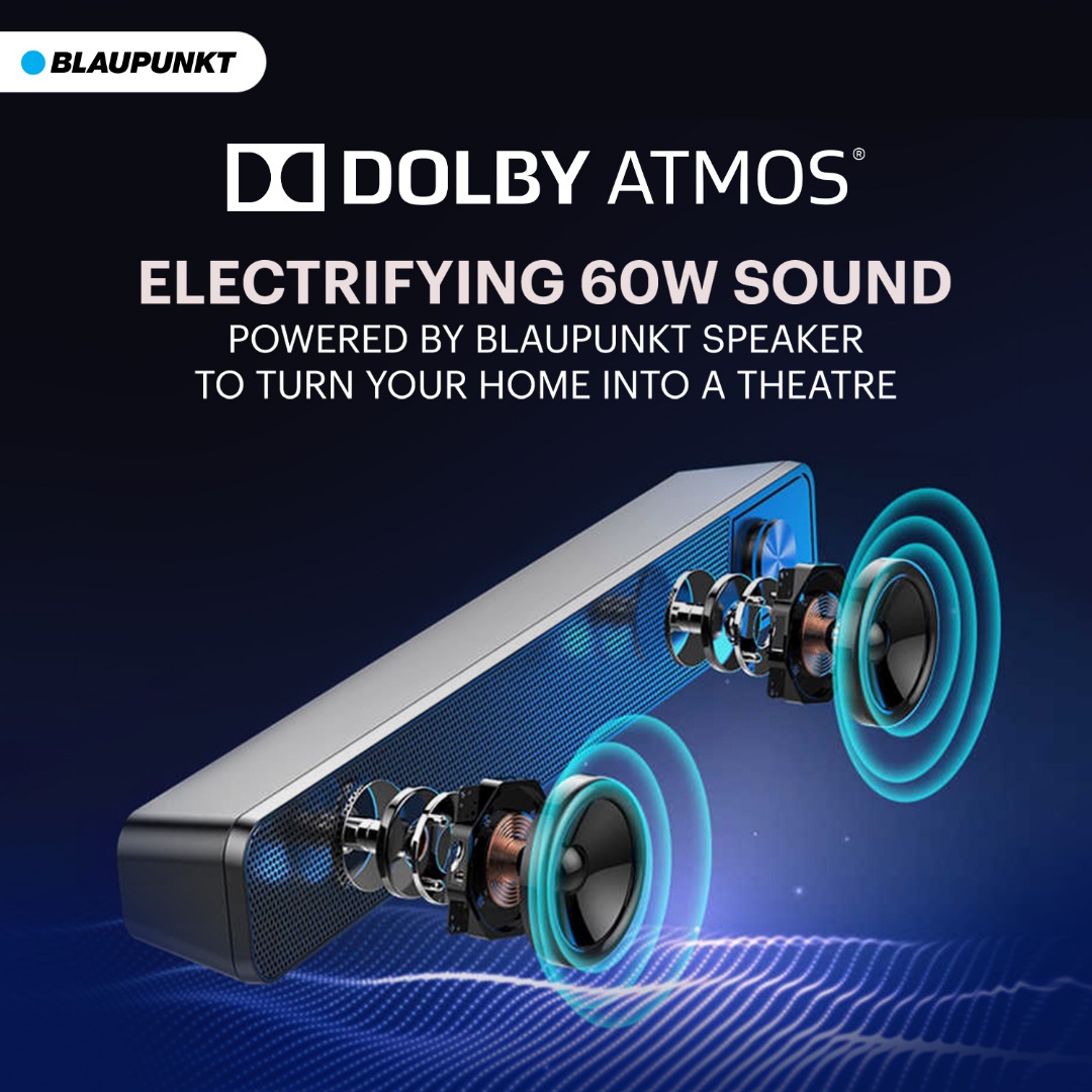 Blaupunkt Cyber Sound 65 inches Ultra HD 4K LED Smart Android TV with Dolby Atmos & Dolby Vision