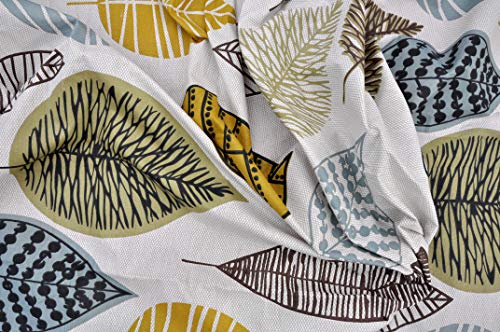 Huesland by Ahmedabad Cotton 144 TC Cotton Pillow Covers Set of 2 - Yellow and Grey