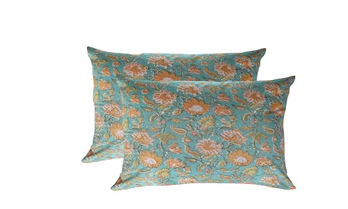 Texstylers Cotton Light Blue and Orange Reversible 1