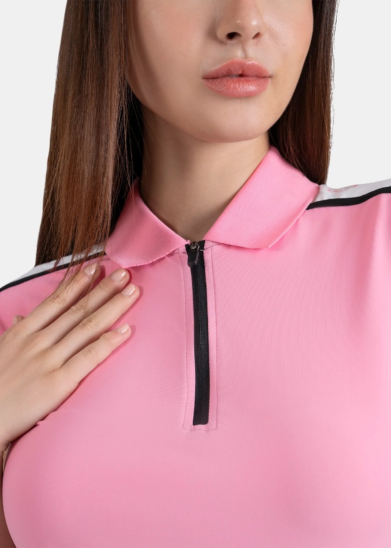 STRCH Women Polo T-Shirt - Pink