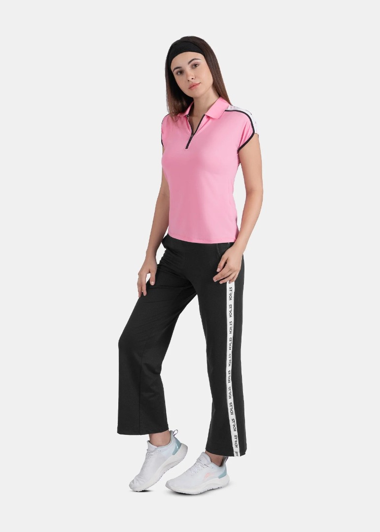 STRCH Women Polo T-Shirt - Pink