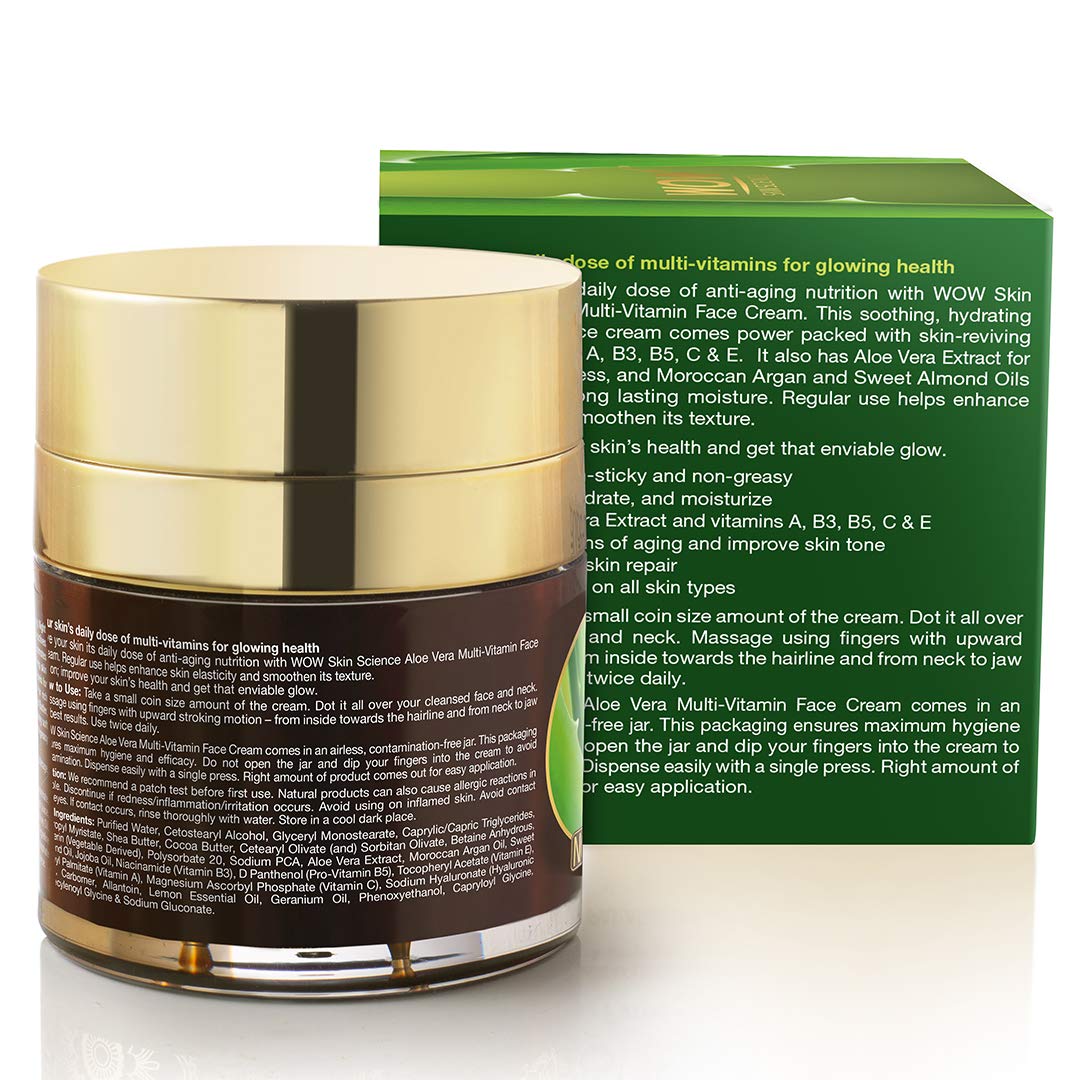 Wow Aloe Vera MultiVitamin Face Cream Price, Offers in India
